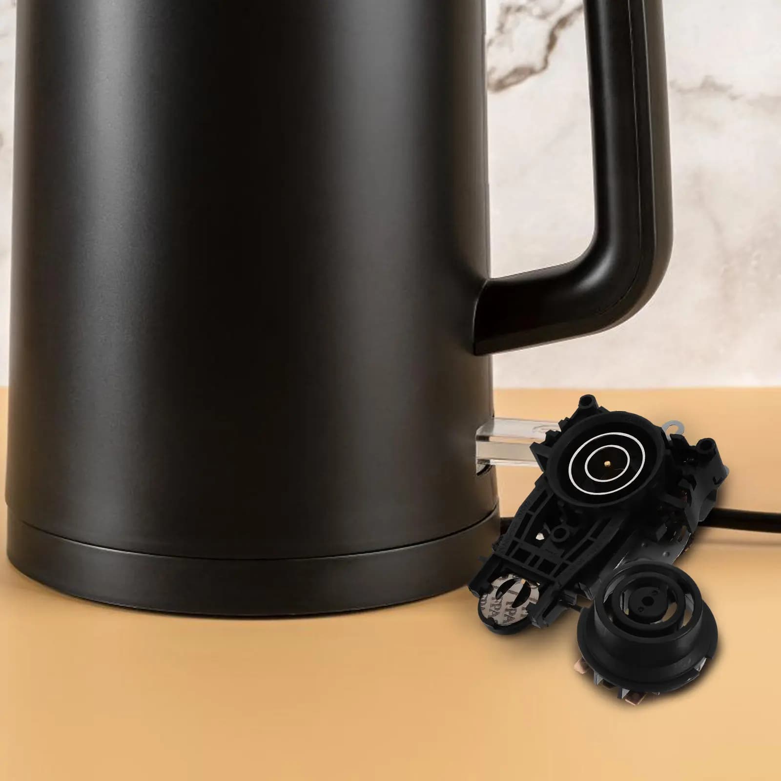 Electric kettle thermostat set, Precision temperature control, Pairing base, Electric kettle repair kit