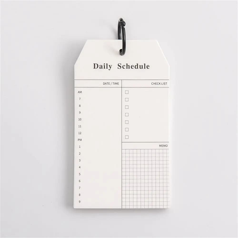 Students Note Pads Stationery Supplies Study Work Notepads Notepads Book To Do List Loose Leaf Planner Memo Daily Schedule List