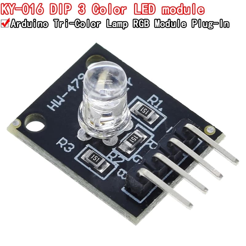 5pcs Smart Electronics 4pin RGB Module KY-016 Three Colors 3 Color RGB LED Sensor Module for Arduino DIY Starter Kit KY016