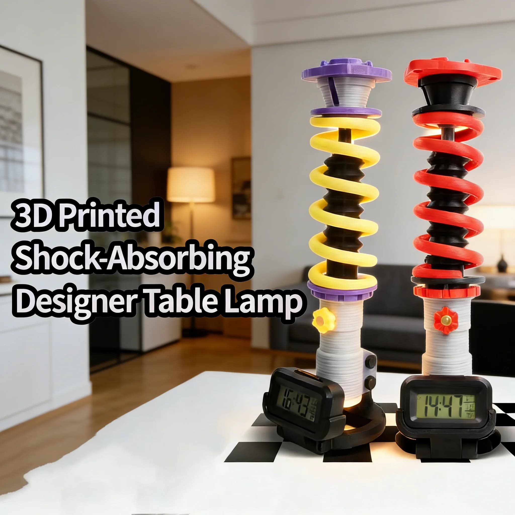 Lampada da Scrivania DLY con Ammortizzatore, Replica di Modellazione Industriale, Decorazione Personalizzata, Lampada Periferica