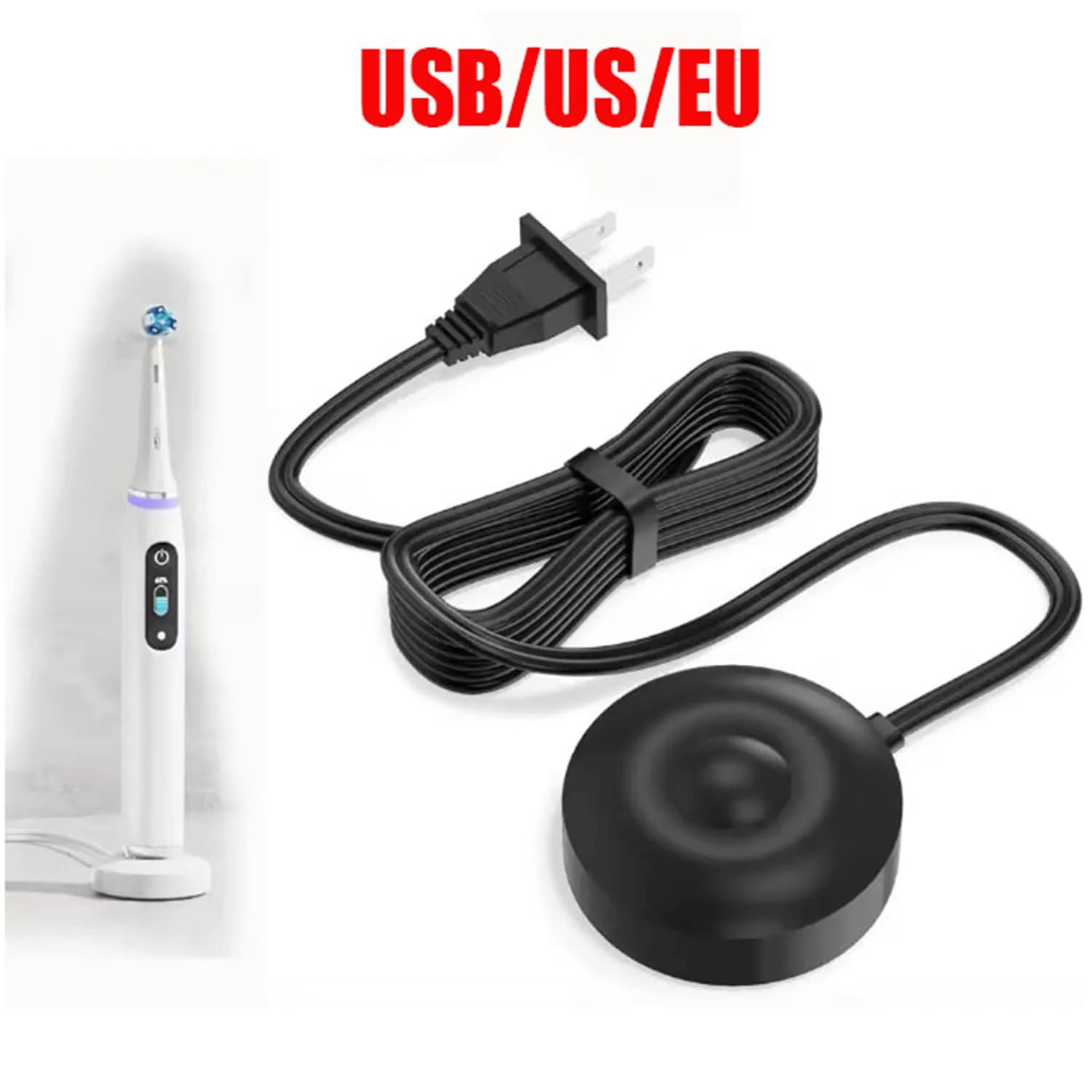 USB/EU/US 100-240V Magnetic Charging Base for Oral B iO Series 7/8/9 9S 10S iO7 iO8 iO9 3768
