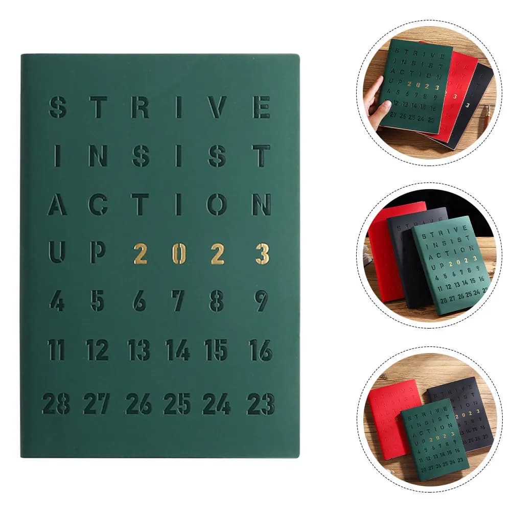 2023 Notebook Work Study Planner Efficient Appointment Calendar Daily Schedule to Do List Plan Pad Academic Notepad