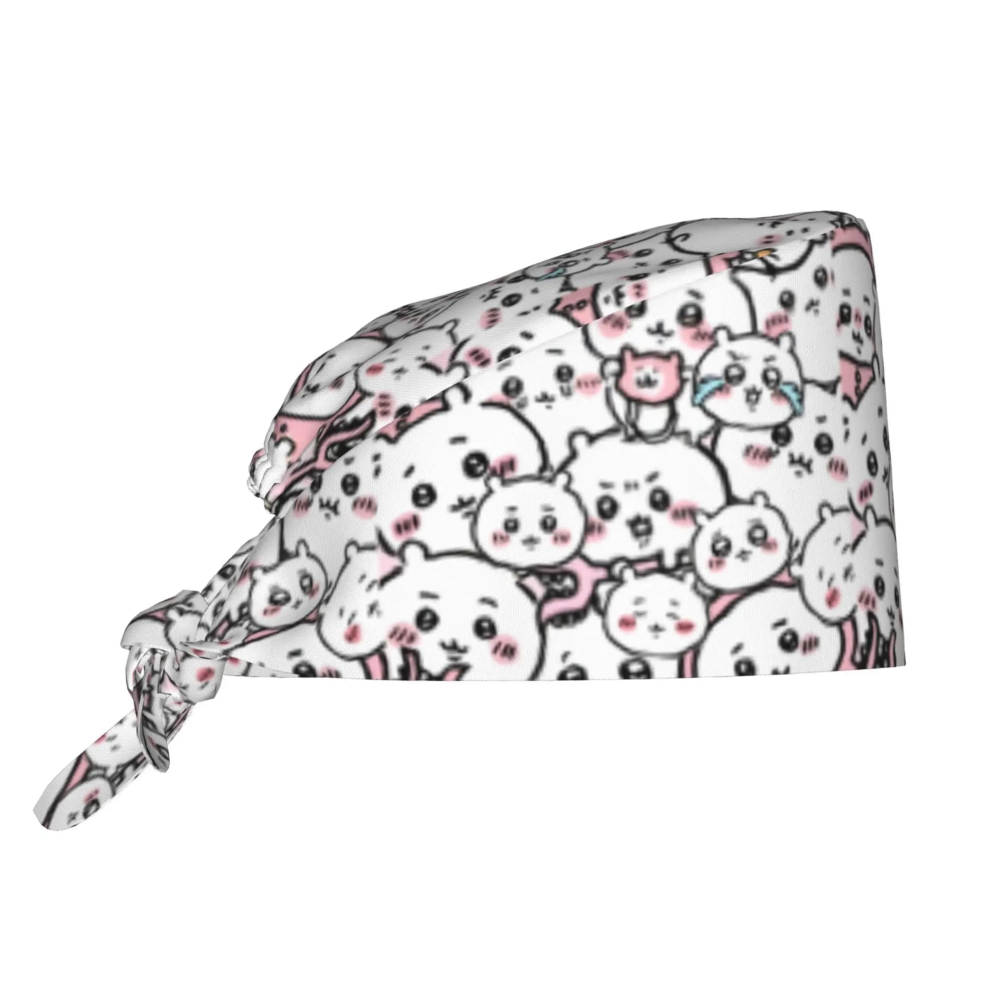 Cappello Chirurgico Personalizzato U-Usagies Anime Manga per Personale Medico, Unisex, per Dottori e Infermieri