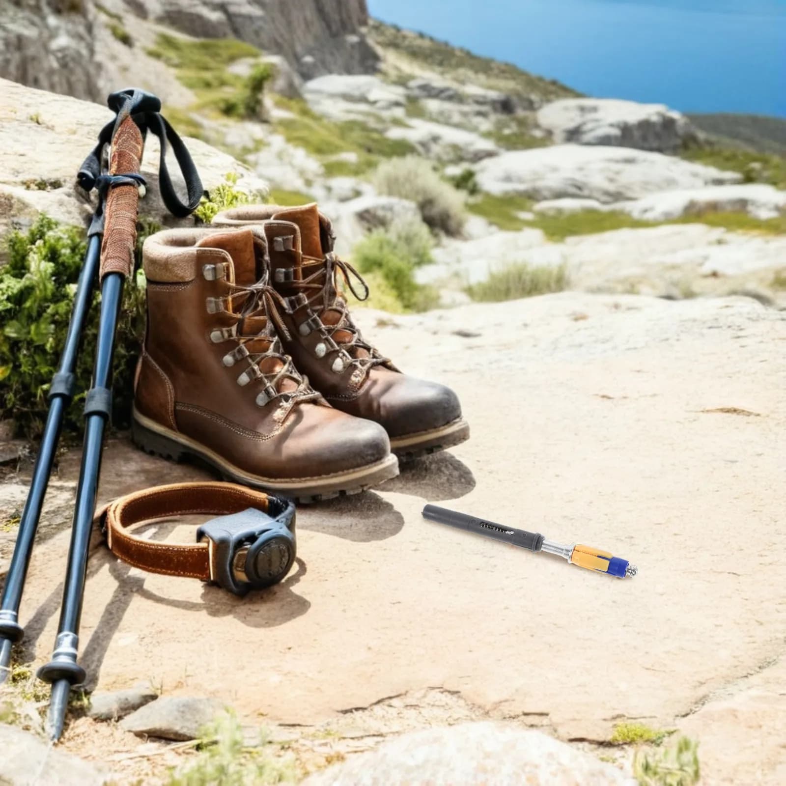Tubo di Espansione Giallo per Bastone da Trekking, Protezione Antiurto, Adattamento Universale, Accessori per Bastoni da Escursionismo