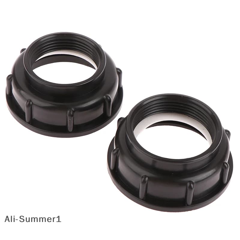 【E】Raccordo per serbatoio IBC acqua IBC blu durevole Filettatura S60X6 al connettore per tubo da giardino Adattatore di ricambio per valvola serbatoio IBC