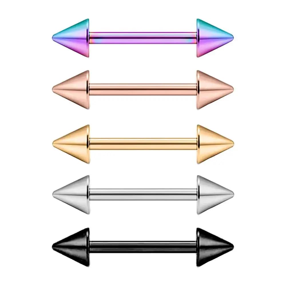 14G Industrial Barbell Cartilage Earring Body Piercing Jewelry Internally Threaded Nipple Tongue Ring Bridge Piercing Jewelry