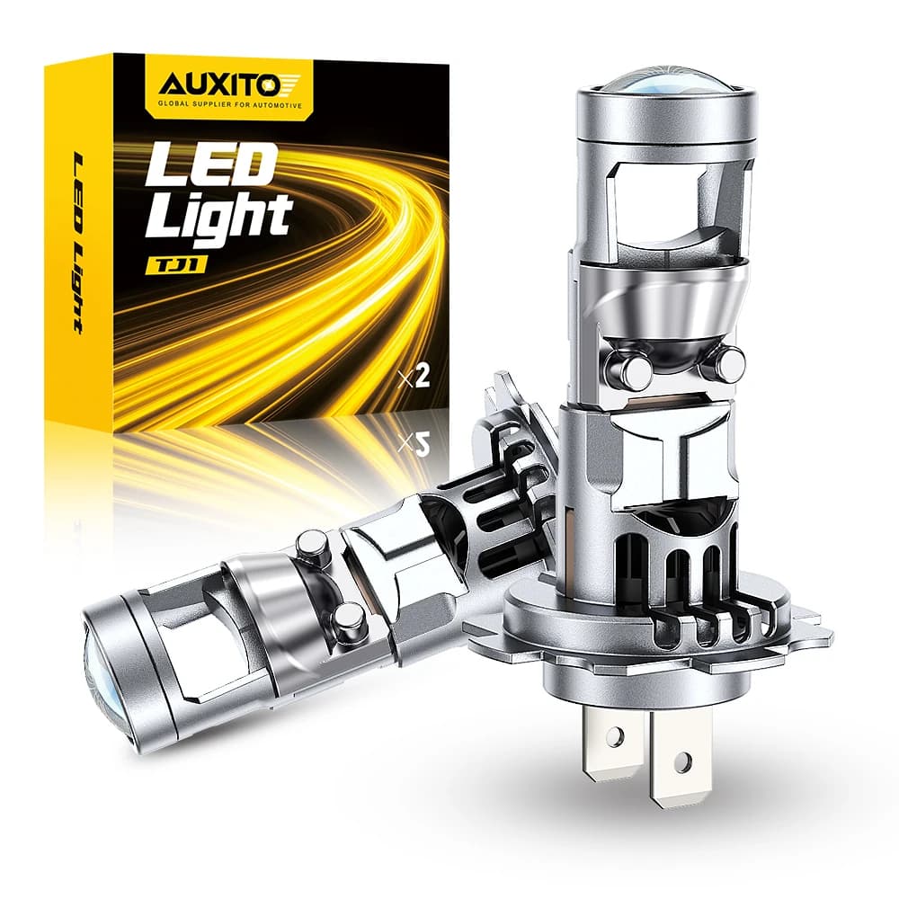 AUXITO 2 pezzi H7 LED con obiettivo HD proiettore wireless faro LED per auto H7 Plug & Play mini lente proiettore luce frontale LHD 12V 6500K