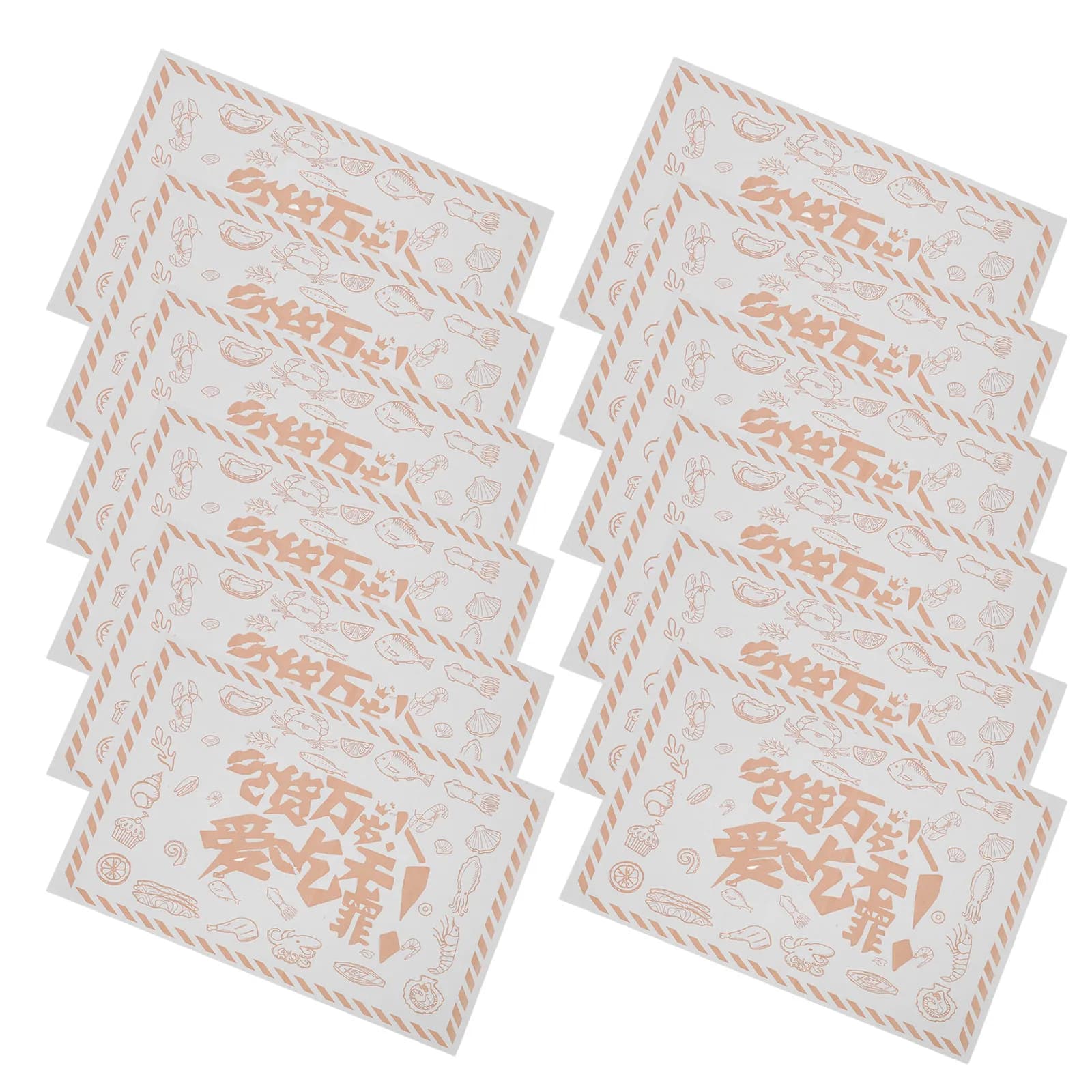 500Pcs Food Grade Greaseproof Paper Sheets Nonstick Oven Baking Paper for Burger Wrapping Taco Wrap Air Fryer Pastry Bakery
