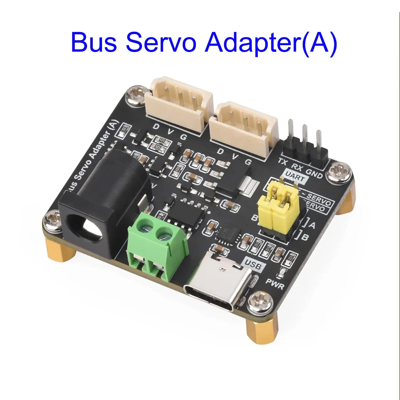 Serial Bus Servo Driver expansion board,Integrates Servo Power Supply And Servo Controller for Raspberry Pi/Arduino/ESP32