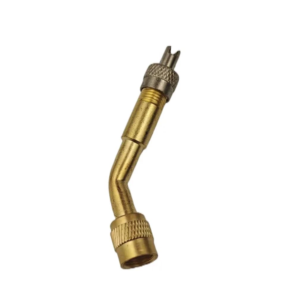 Heavy Duty Tire Valve Extension Adapter For Car Wheel Inflator Pump Hose Connector Angled Valve Stem Pipe Accessories
