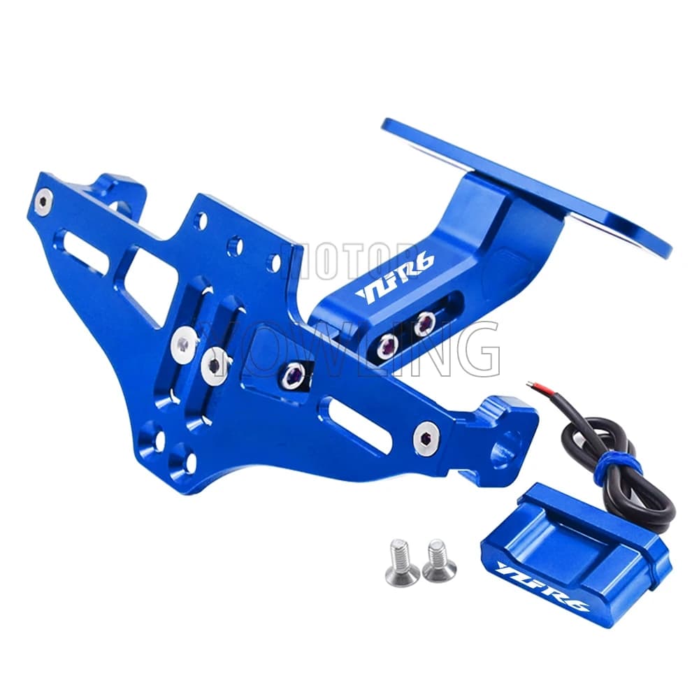 Moto Angolo Regolabile Numero di Licenza Telaio Targa Staffa di Supporto Per Yamaha YZF R6 1999 2000 2001 2002 2003 2004 2005 2006