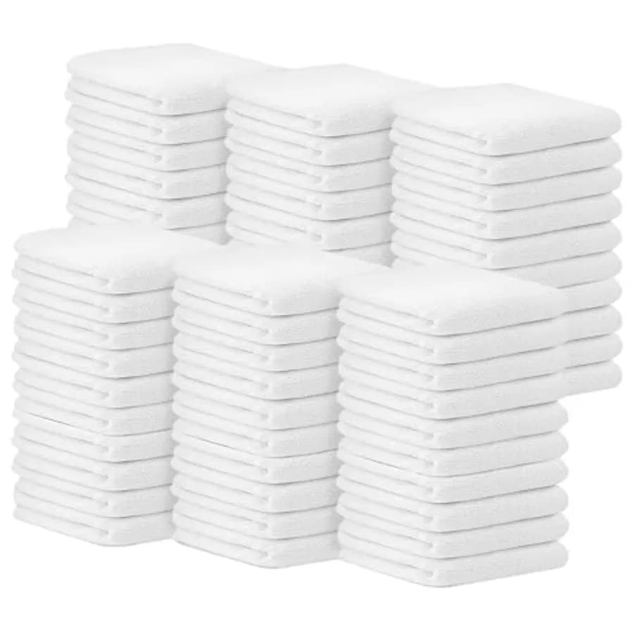Asciugamani da Bar 14x17 Pollici, 100% Cotone, Assorbenti e Riutilizzabili, Panni per Pulizia Multiuso, Stracci in Spugna Durevoli