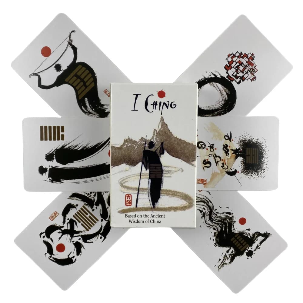 Saggezza della Cina I Ching Tarocchi Mazzo di divinazione Edizione Vision inglese Oracle Gioco da tavolo per la festa