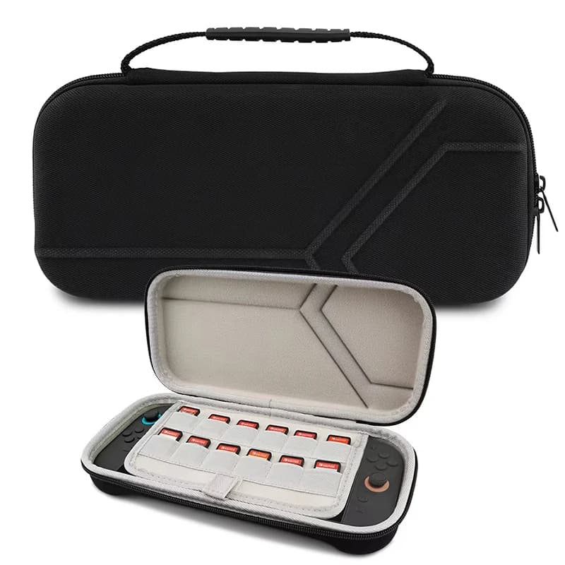 Per custodia Switch 2 2025, custodia rigida da viaggio con 12 slot per carte da gioco, borsa protettiva per console Switch 2 e accessori per giochi