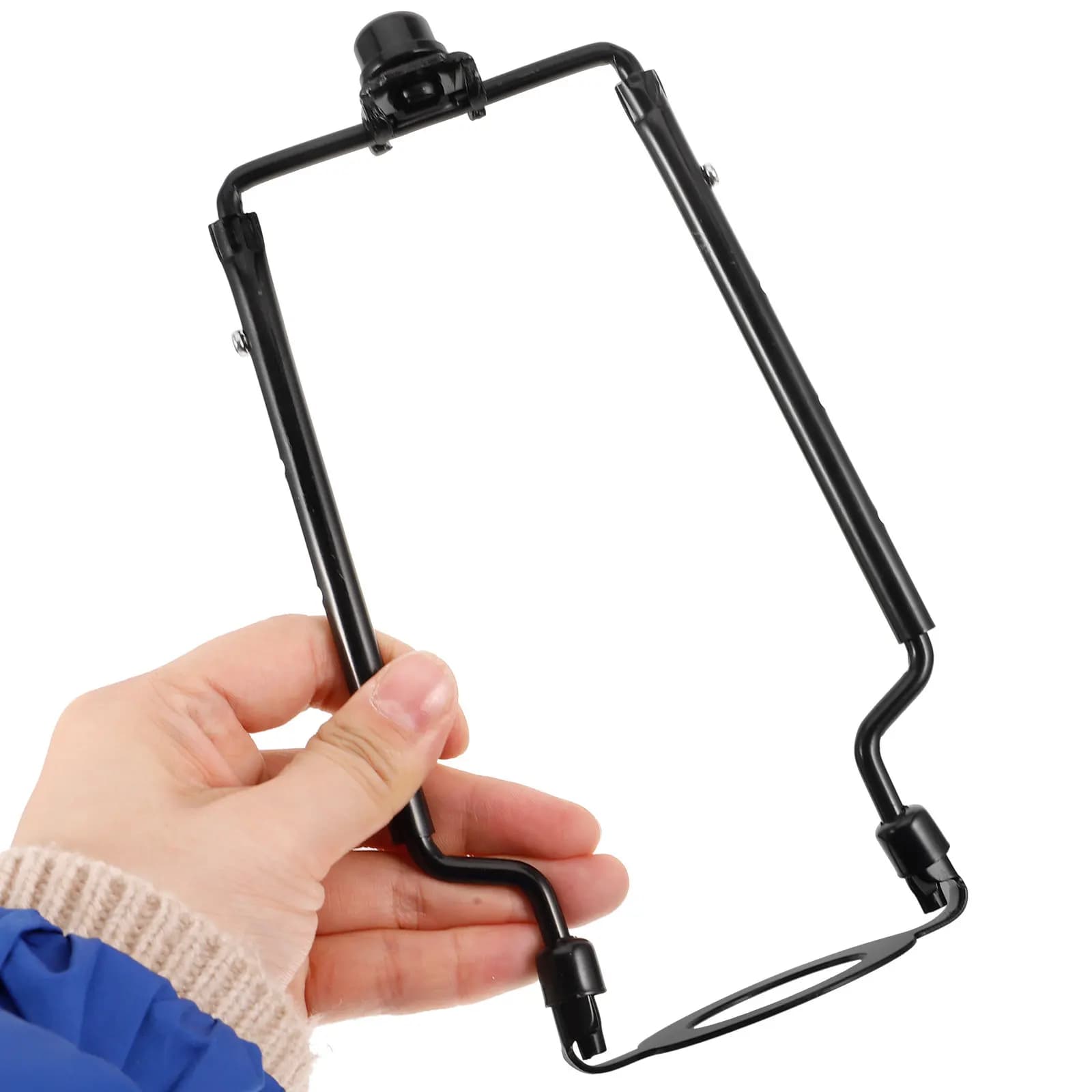 1Set Heavy Duty Lamp Shade Harp Holder Adjustable Iron Lampshade Bracket for Table Desk Floor Lamps DIY Lamp Repair Kit
