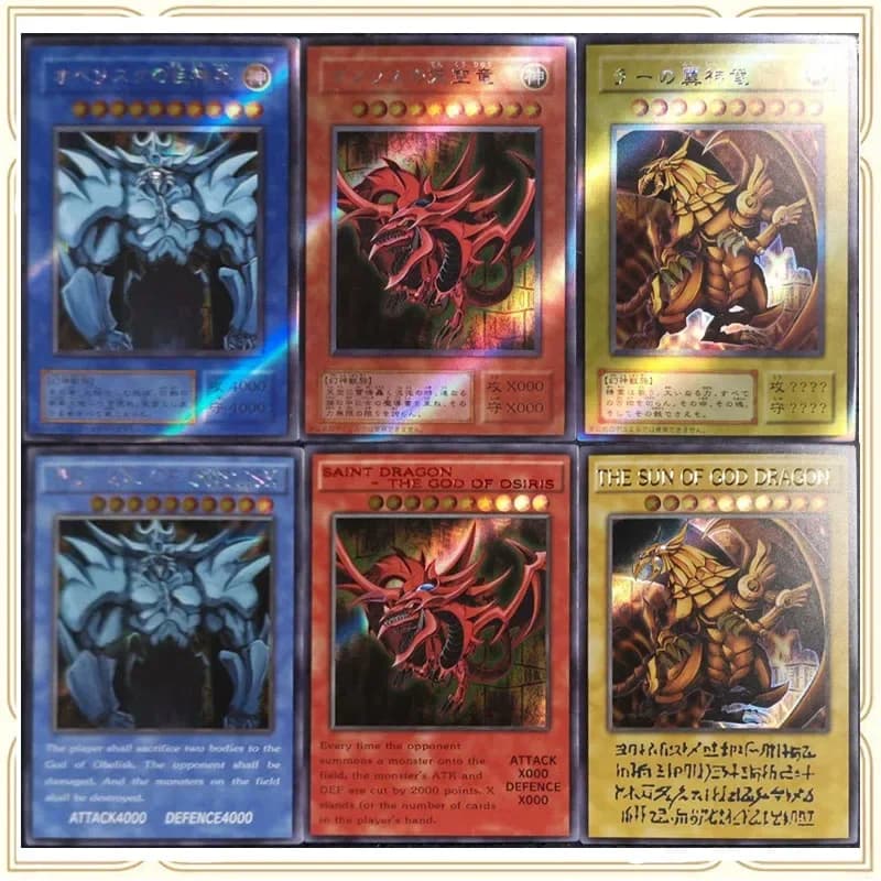 Anime ACG Card Yu-Gi-Oh Dio Egiziano Carte da collezione Giocattoli per ragazzi Gioco Carta da battaglia Regalo di compleanno di Natale
