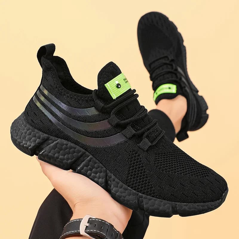 Scarpe da uomo Scarpe da ginnastica classiche da corsa traspiranti per uomo Scarpe da esterno comode e leggere in rete Scarpe da passeggio slip on Tenis Masculino