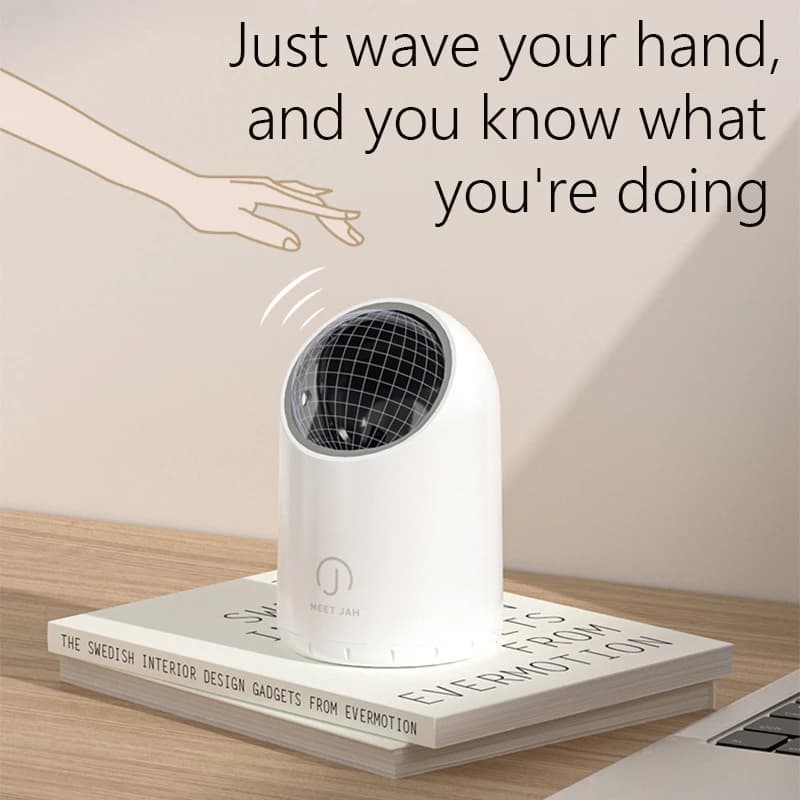 Pattumiera con sensore automatico sul tavolo, piccolo cestino per rifiuti, accessori da cucina, cestino, bagno, 2 litri