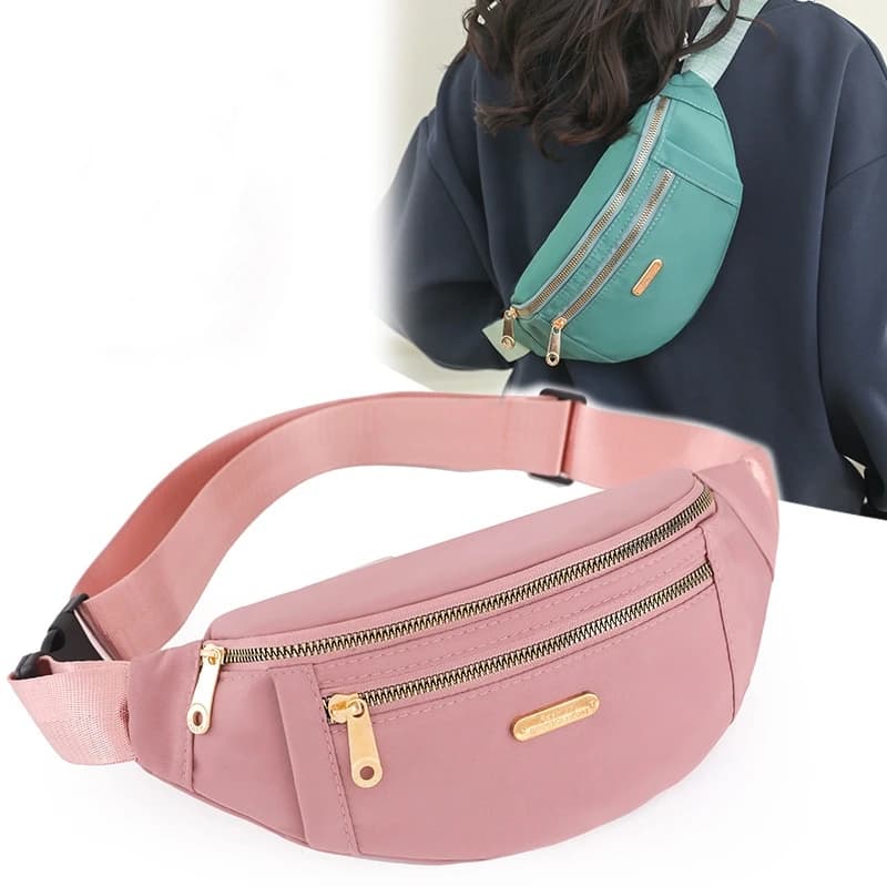Chest Bag Women Sling Bags Crossbody Casual Multi Pockets Sling Messenger Shoulder Bags Outdoor Travel Commuting Satchel Bags
