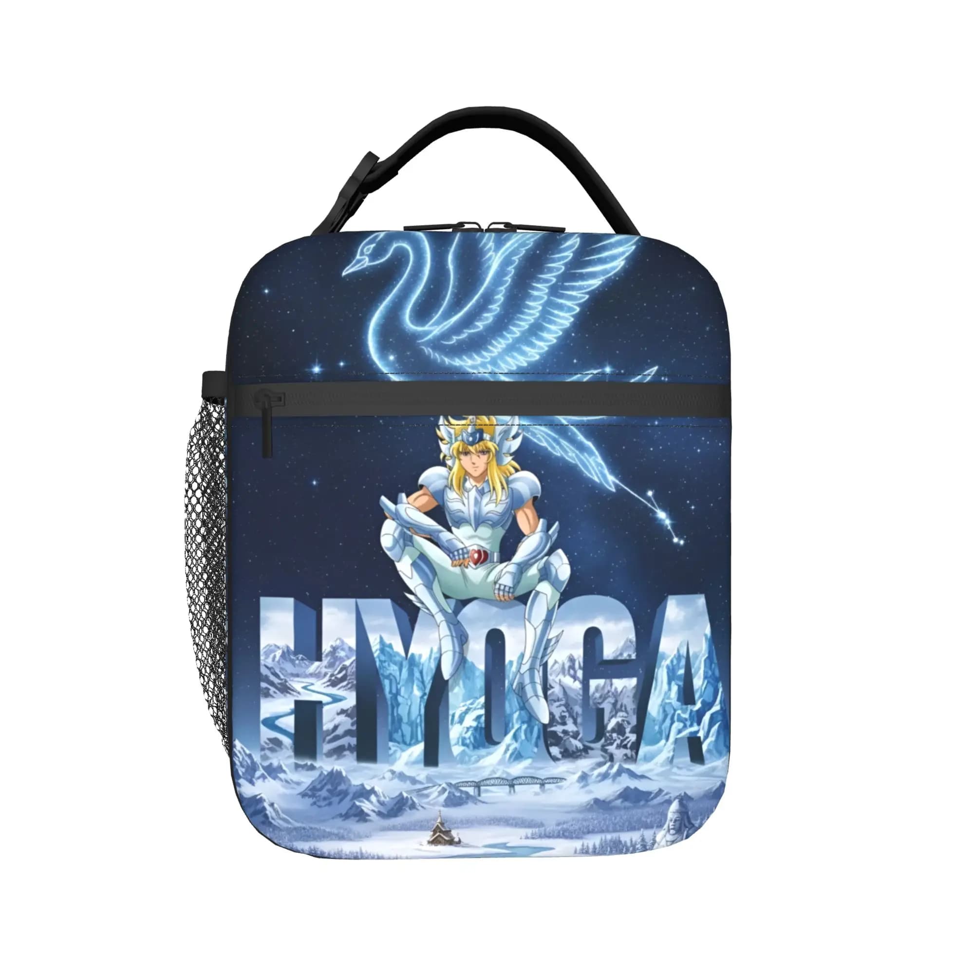 S-Saints S-Seiyas Insulated Lunch Tote Bag Gentlemen of the Zodiac Anime Resuable Thermal Cooler Food Lunch Box Work School