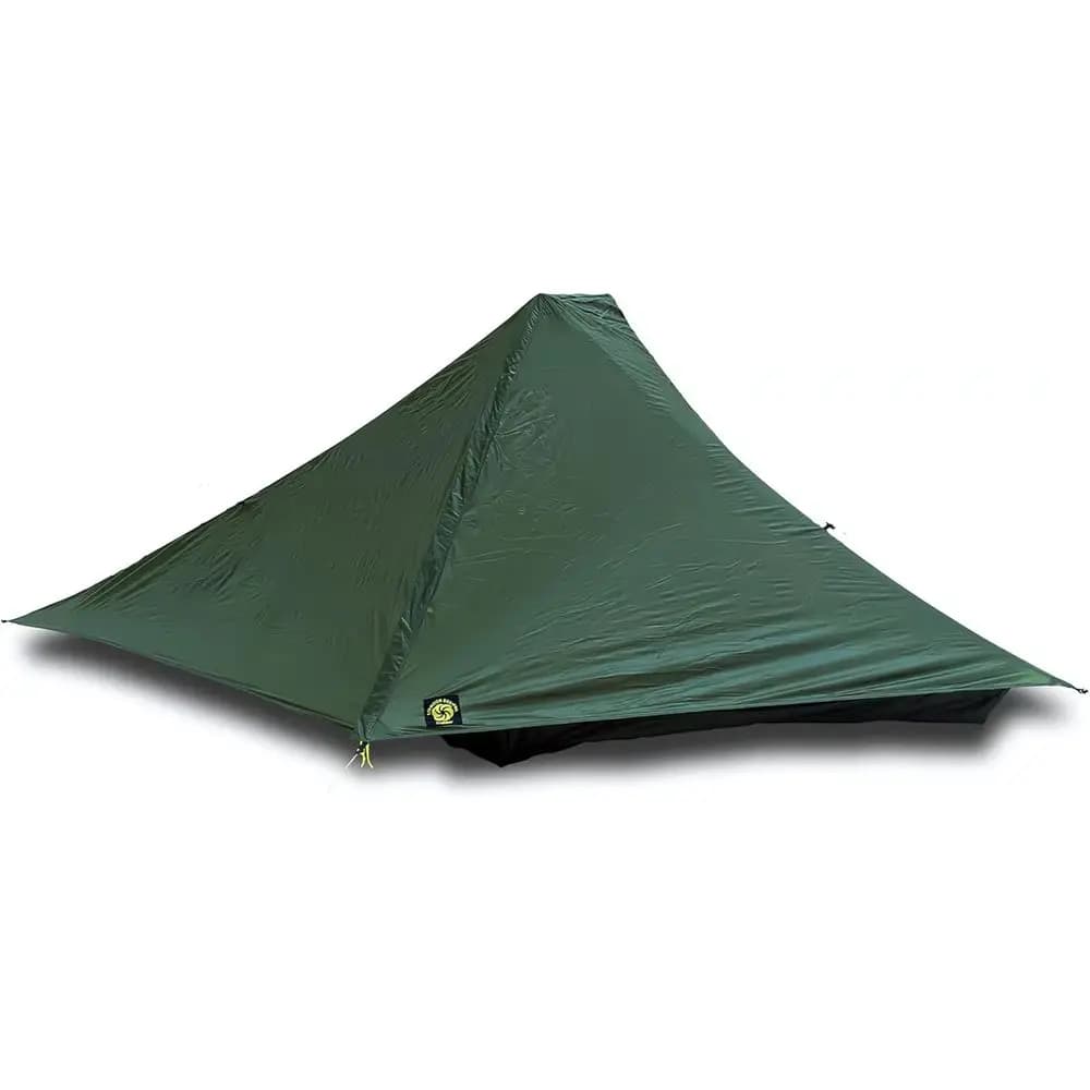 Skyse Trekker - Tenda da backpacking ultraleggera da 28 oz per 1 persona - Riparo ibrido a doppia parete per solitari - Montaggio con bastoni da trekking - Compatta 1P