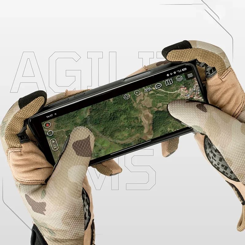 Light Tactical Gloves FDT Style for Camping and Cycling - Breathable and Compatible with Touch Screen