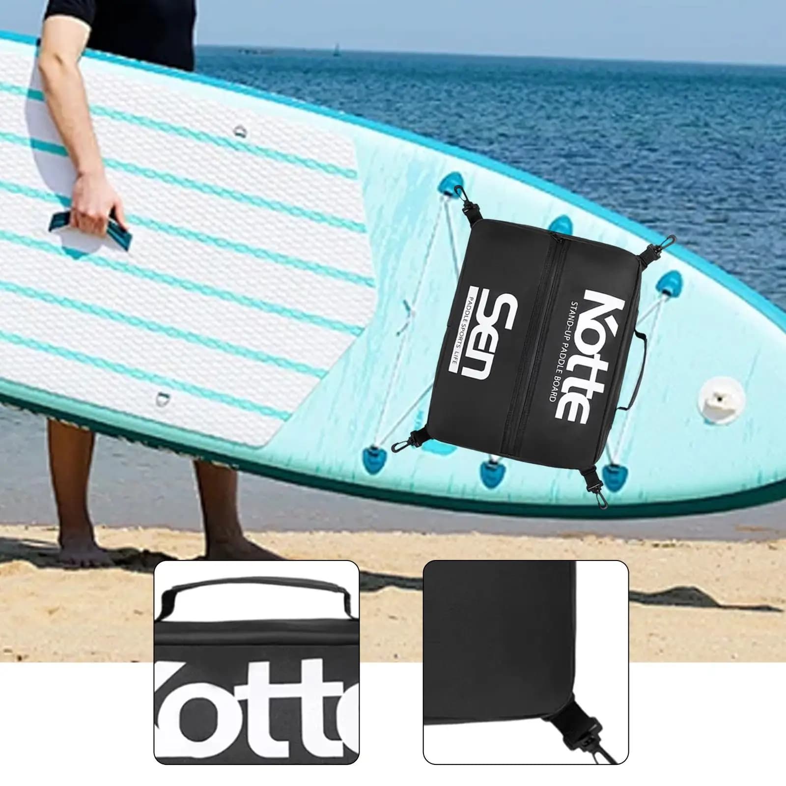 Borsa Isolante per Paddleboard, Leggera e Impermeabile, Organizer per Kayak, Nautica e Accessori da Spiaggia