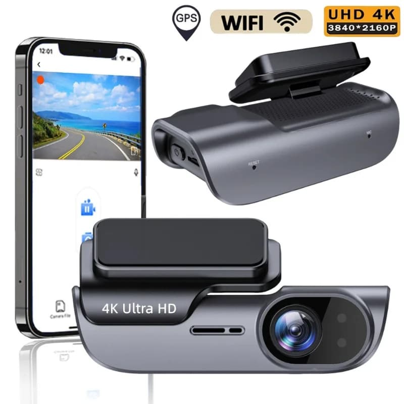 HONG TONG High Definition Without Screen, Single Lenten, WIFI connection, Free installation, DashCam