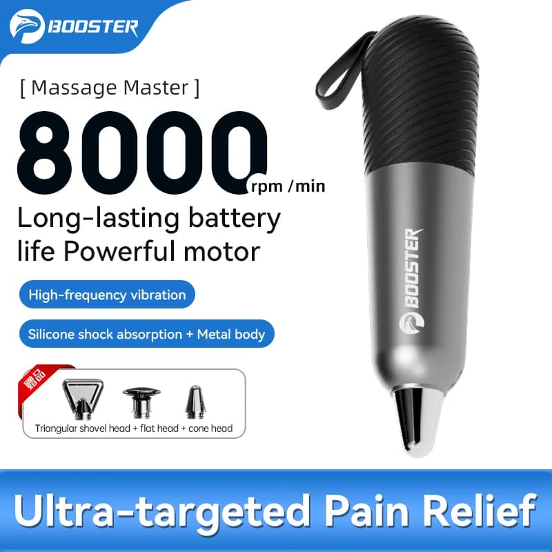 BOOSTER Pro Massage instrument Portable deep fascial massager to relieve ultra-lit pain Vibrating muscle massage pad for professes