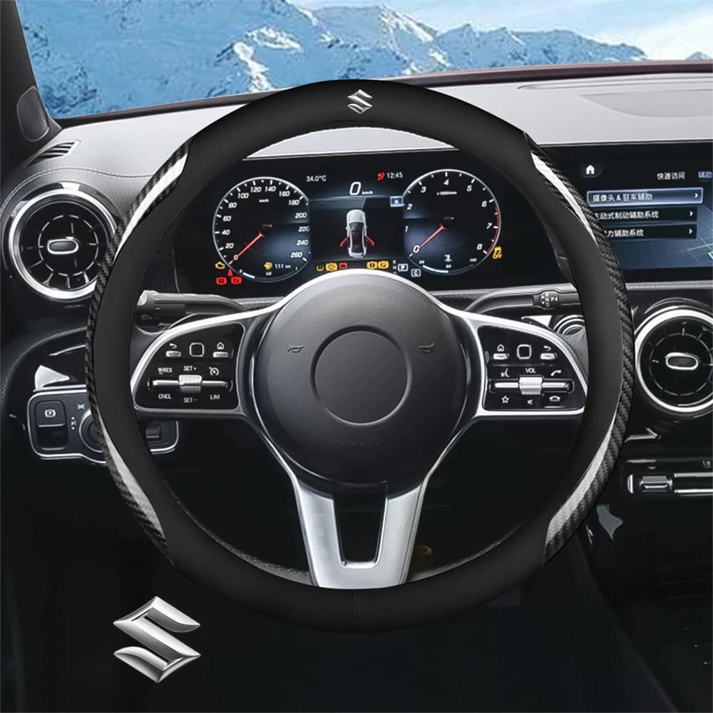 Copri Volante Universale Antiscivolo e Antisudore per Auto, Decorazione per Suzuki Grand Vitara Sx4 Swift Alto Jimny, Accessori