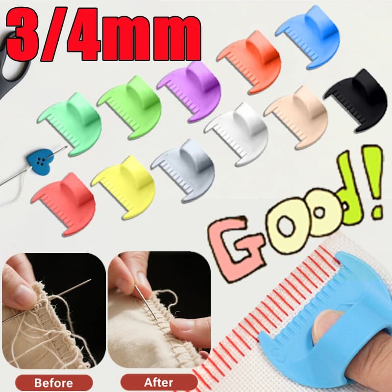 Nuovo Kit di Guide per Cuciture Precise con Spaziatura 3mm/4mm, Strumento di Precisione per Tessuti, Ricami e Lavorazione del Cuoio