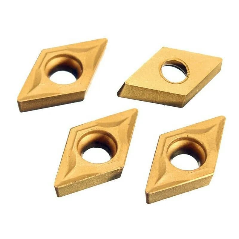 10 PZ DCMT070204 YBC251 Inserti in metallo duro Inserti per tornitura per tornio CNC per acciaio Lavorazione grezza di acciaio e acciaio inossidabile