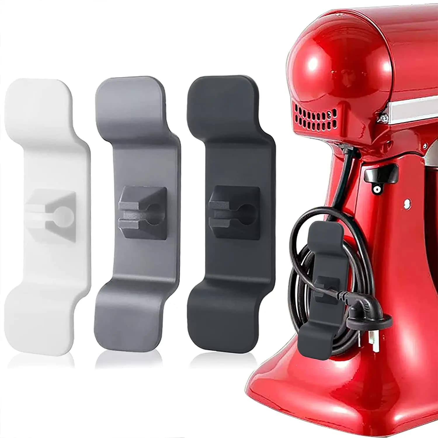 Cord Organizer Wrapper clip Holder Wire Hider Cable Winder Management Wrap Storage per elettrodomestici da cucina caricatore per cavo dati TV