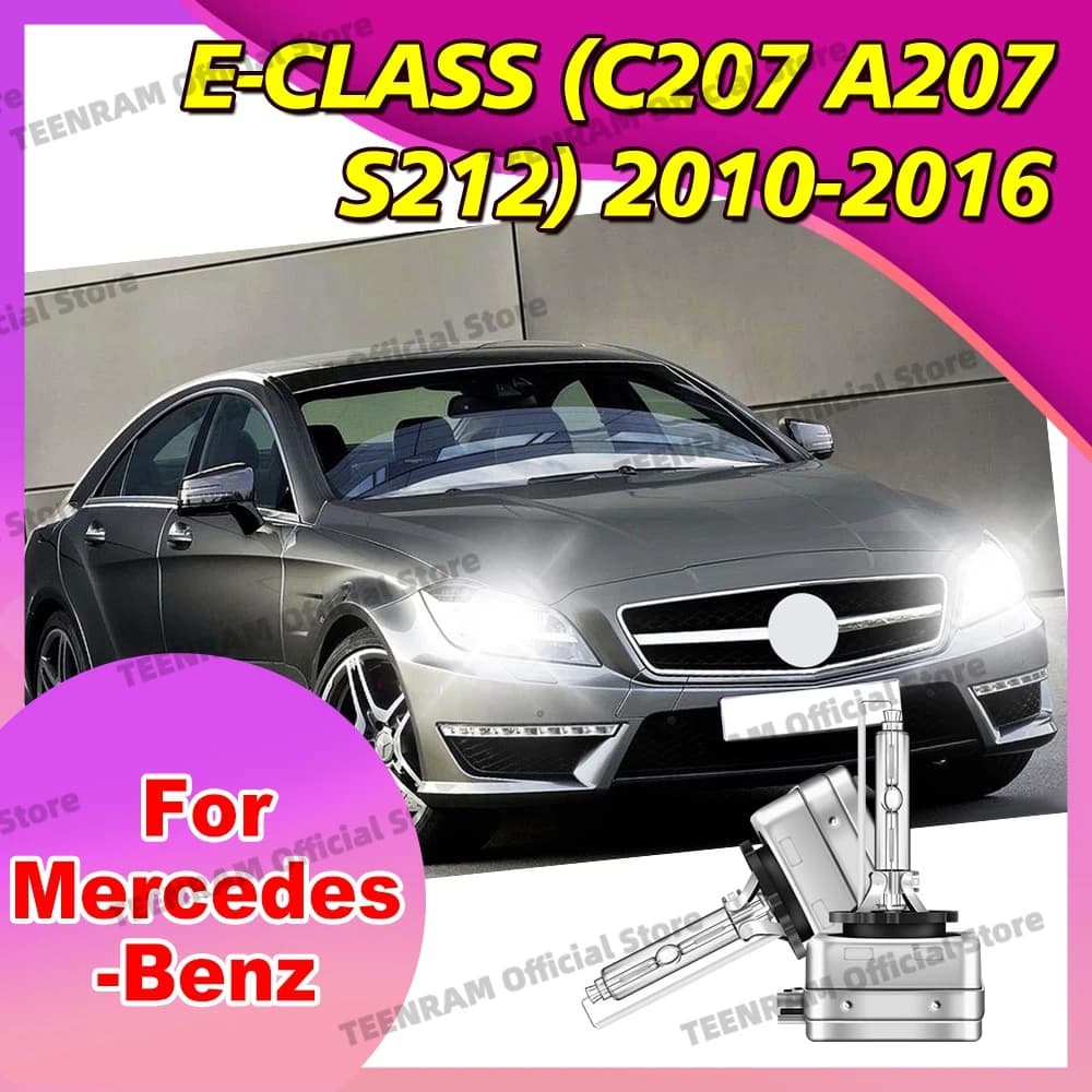 2x Fari Xenon HID D1S D1 6000K 8000K 10000K 35W per Mercedes-Benz Classe E C207 A207 S212 2010 2011 2012 2013-2016