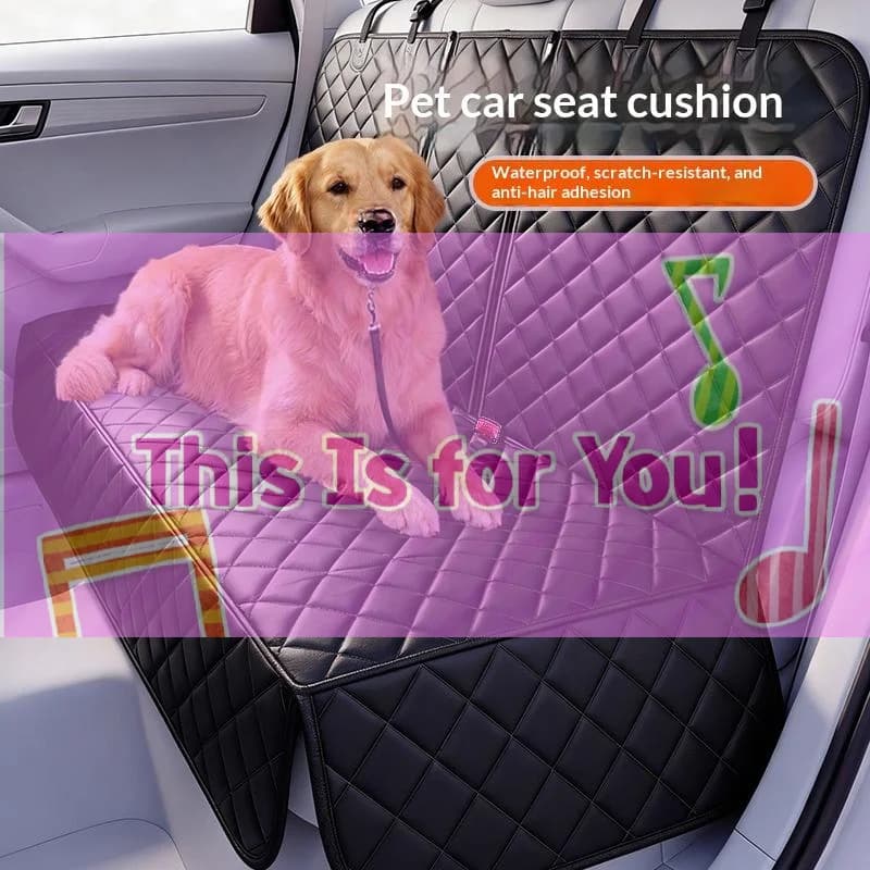 【HMA】Coprisedile per Auto per Cani e Gatti, Cuscino Trasportino per Animali Domestici, Impermeabile e Resistente all'Usura, per Sedile Posteriore, Accessori Portatili per Animali