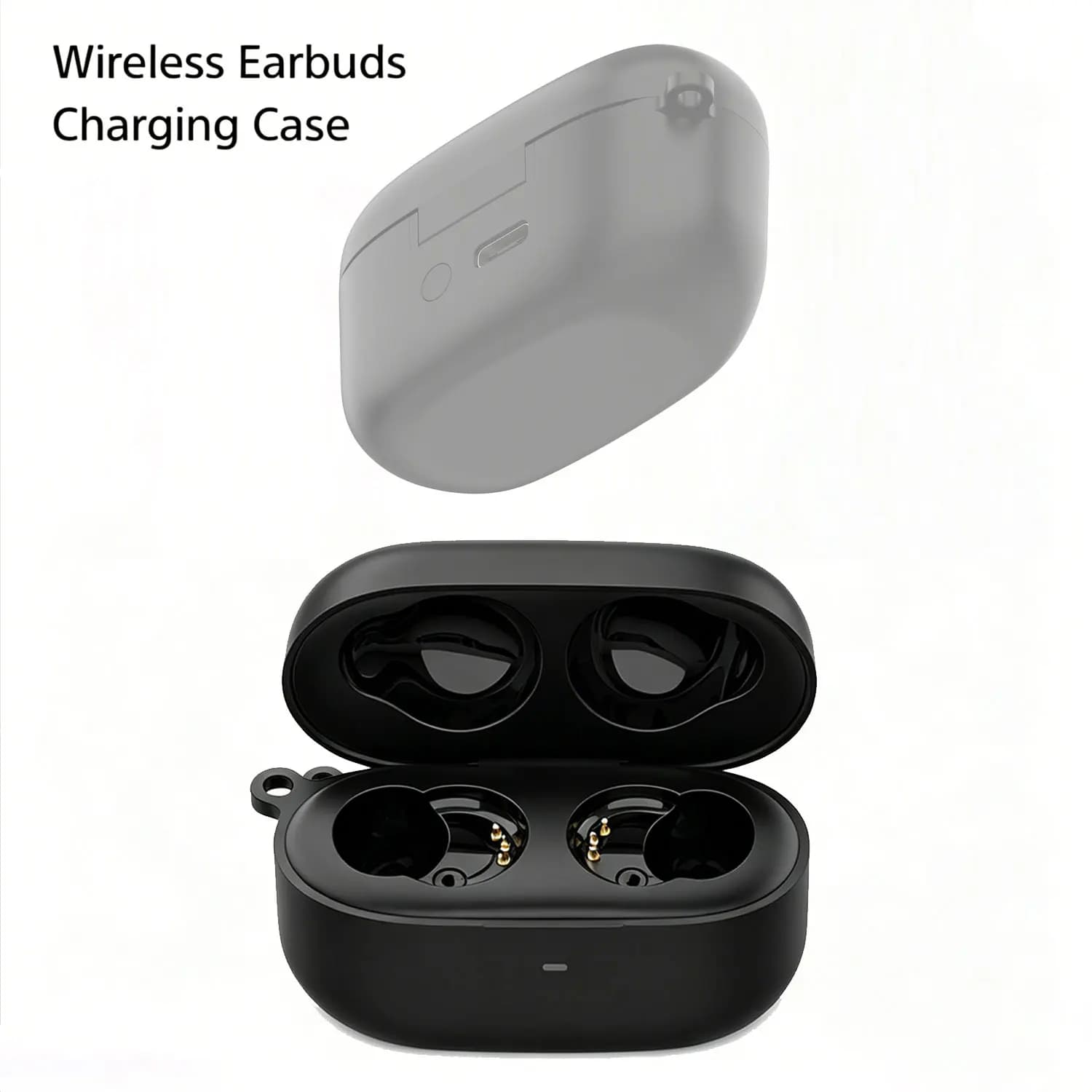 Custodia di ricarica wireless per auricolari Sony LinkBuds S, dock di ricarica sostitutivo da 590 mAh con Type-C e pulsante di accoppiamento