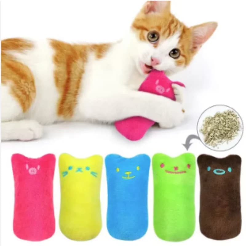 Teeth Dig Toys Herb Cat Toys Funny interactive plush Toy for cats Chewing cats Voice Toys Inch bite Cat mint for cats