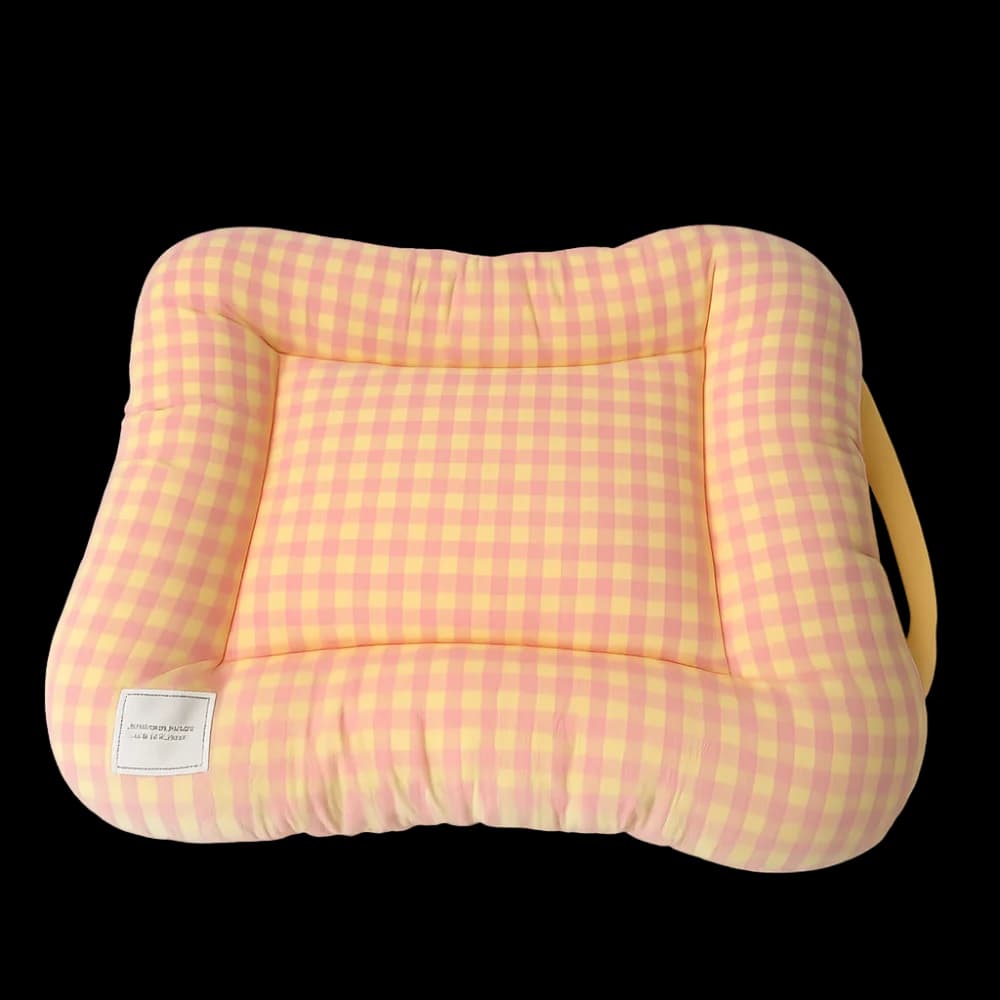 Simpatico cuscino per letto per cani caldo Macaron Cuscino per cani scozzese morbido Materassi per animali domestici comodi e antiscivolo Autunno