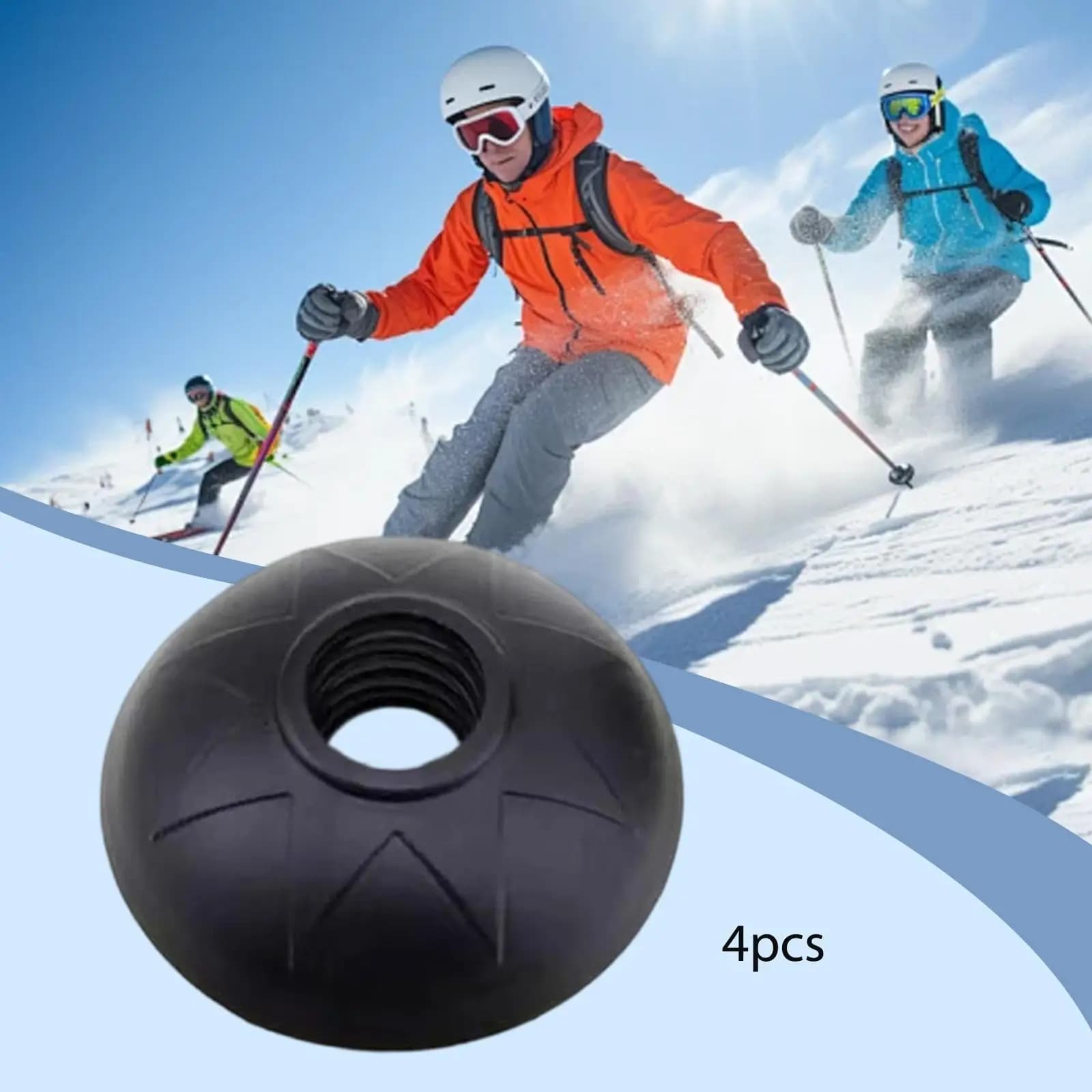 Walking Sticks Replacement Tip Protector Mountain Hiking Poles Basket Part for Skiing Accessories
