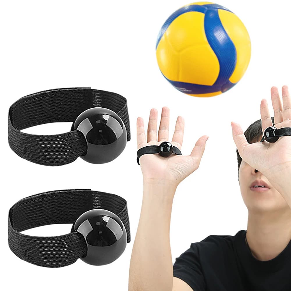 1 paio di supporto per il polso, attrezzatura per l'allenamento del settore di pallavolo, tecnica di allenamento per il pallavolo, aiuto per l'impostazione dell'attrezzatura per il pallavolo