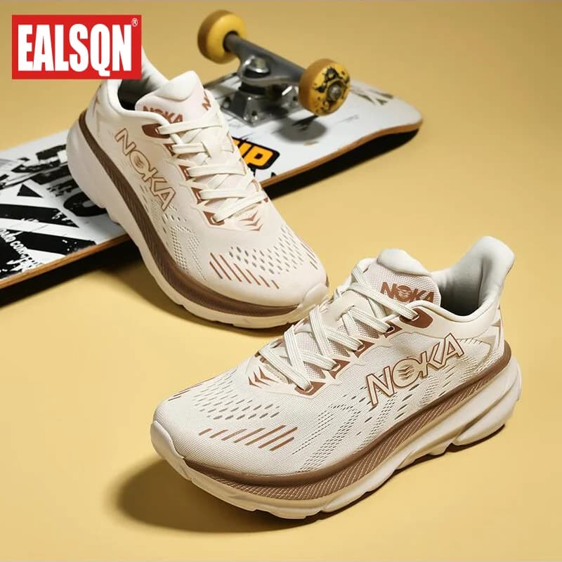 New Men casual sports shoes with shock absorption Breathable running shoes Outdoor non-slip and wear resistant trekking shoes