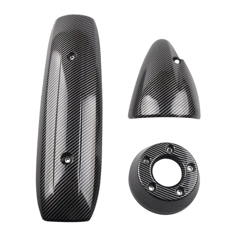 Per TMAX500 2001-2005 Parte di ricambio del sistema di scarico della copertura della protezione del tubo del motociclo
