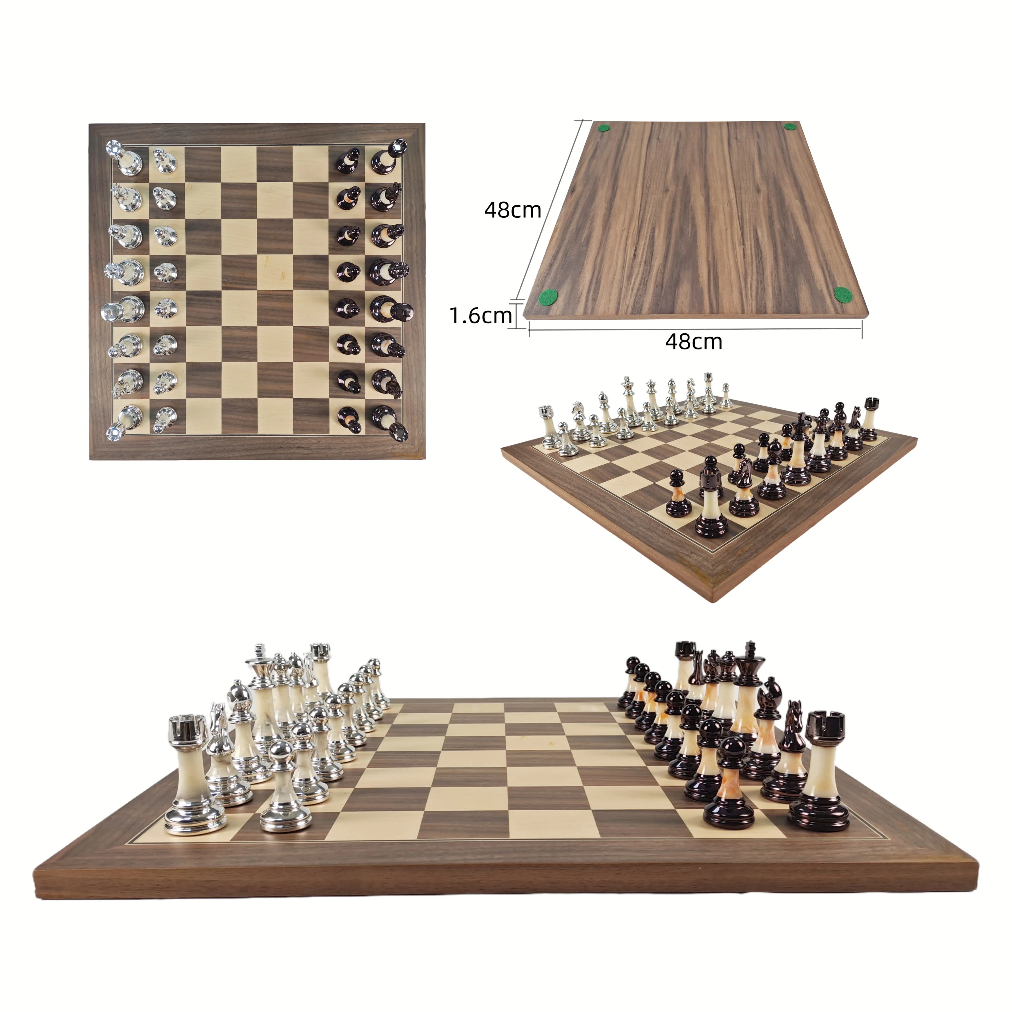 Gioco da tavolo del grande torneo all'ingrosso Set di scacchi in legno di lusso per torneo di scacchi del club