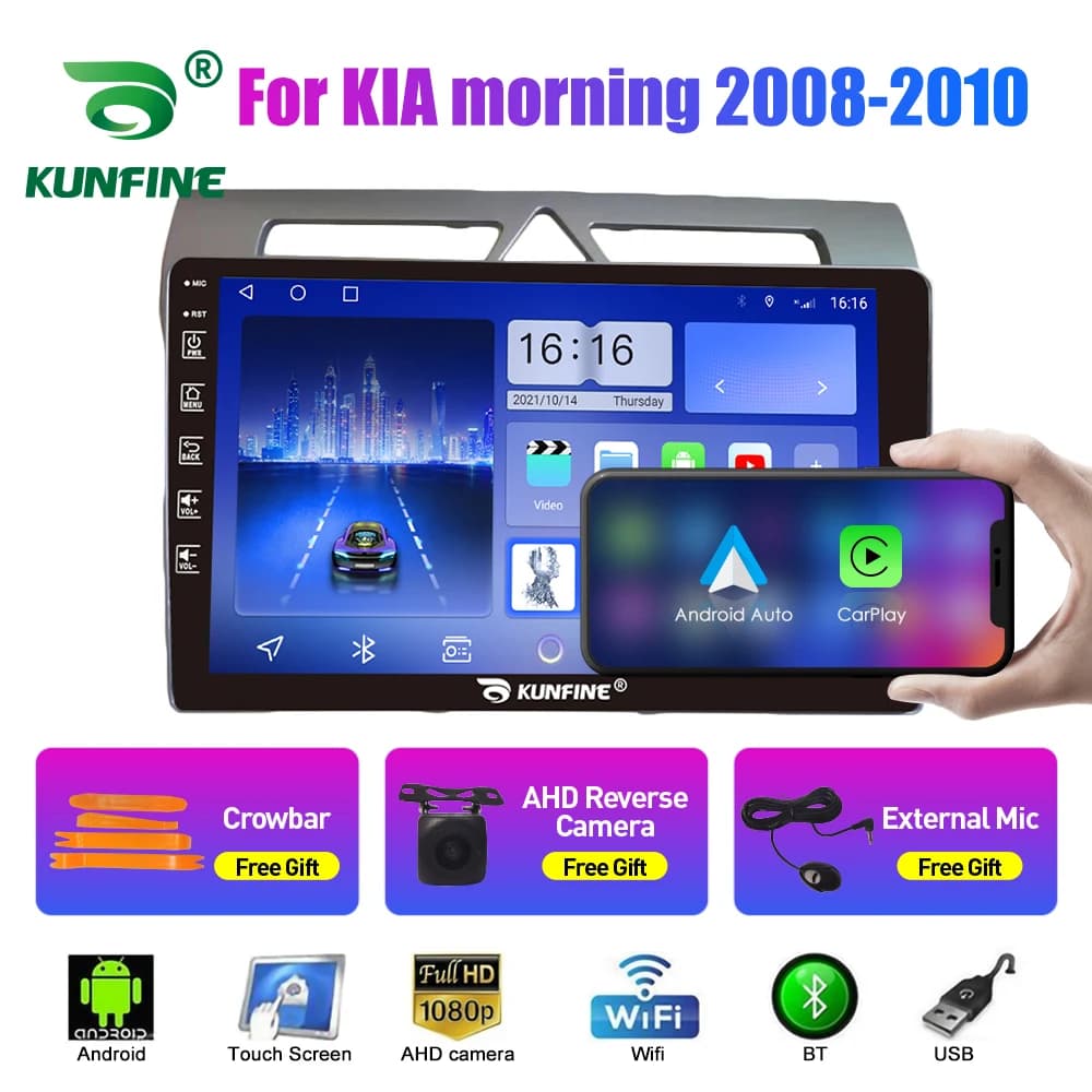 10.33 ''Radio Per KIA mattina 2008-2010 2Din Android Stereo DVD GPS Navigazione Video Player Multimediale Carplay Android Auto