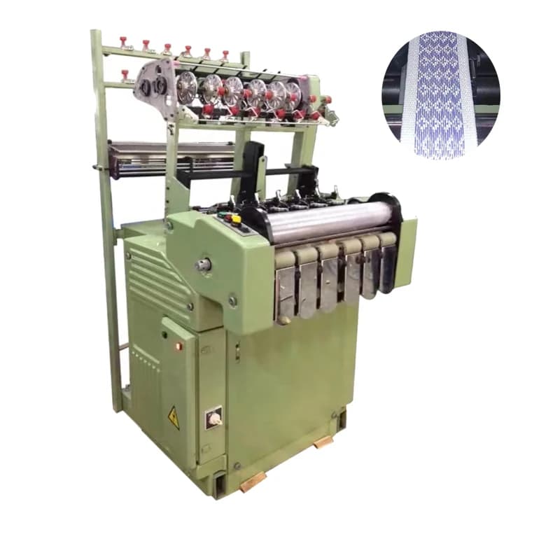 2025High Speed Textile Narrow Fabric Shuttleless Looms Belt Webbing Lace Cotton Tape Weaving Machine
