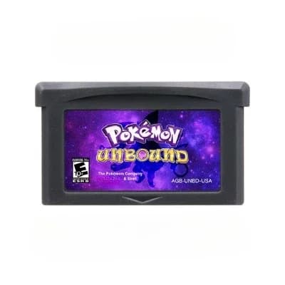 Cartuccia di gioco Pokemon Unbound GBA Console per videogiochi a 32 bit Giochi per fan in lingua inglese per GBA NDS