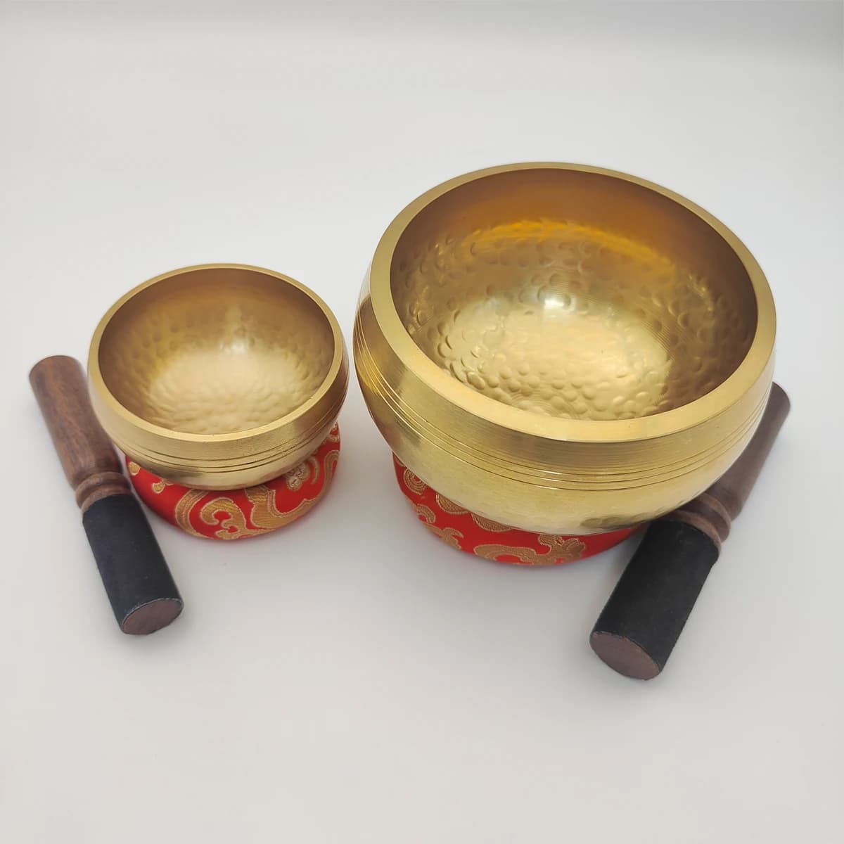 Tibetan Singing Bowl Set Sound Bowl Meditation Bowl Unique Gift Helpful for Meditation Yoga Stress Relief