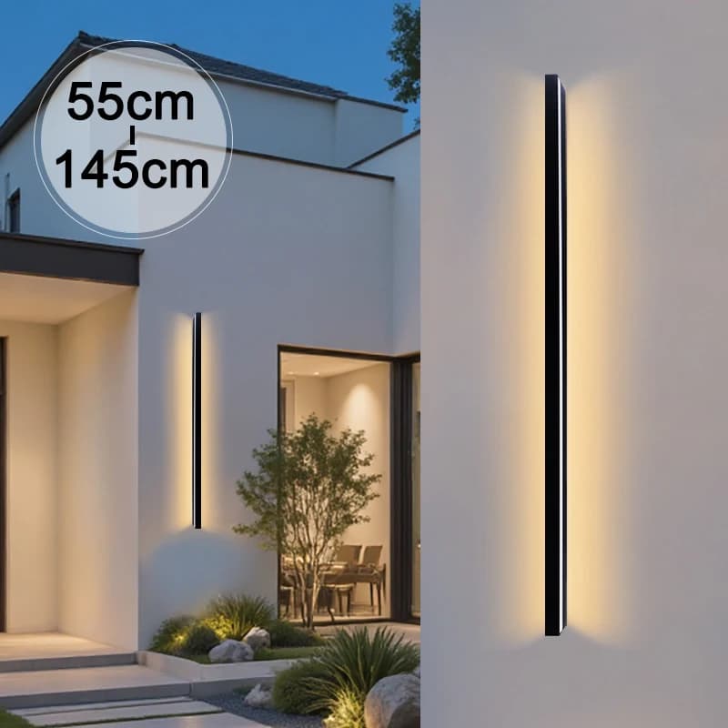 Lampada da Parete LED per Esterni Impermeabile IP65, Illuminazione Decorativa Moderna in Alluminio per Giardino e Corridoio, 85-265V
