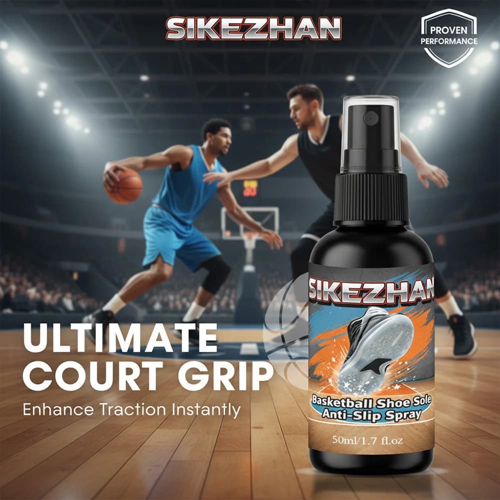 SIKEZHAN Basketball Shoes Anti-slip Spray - Sneaker Sole Tracker - Instant Footprint on the Field and Anti-Slip