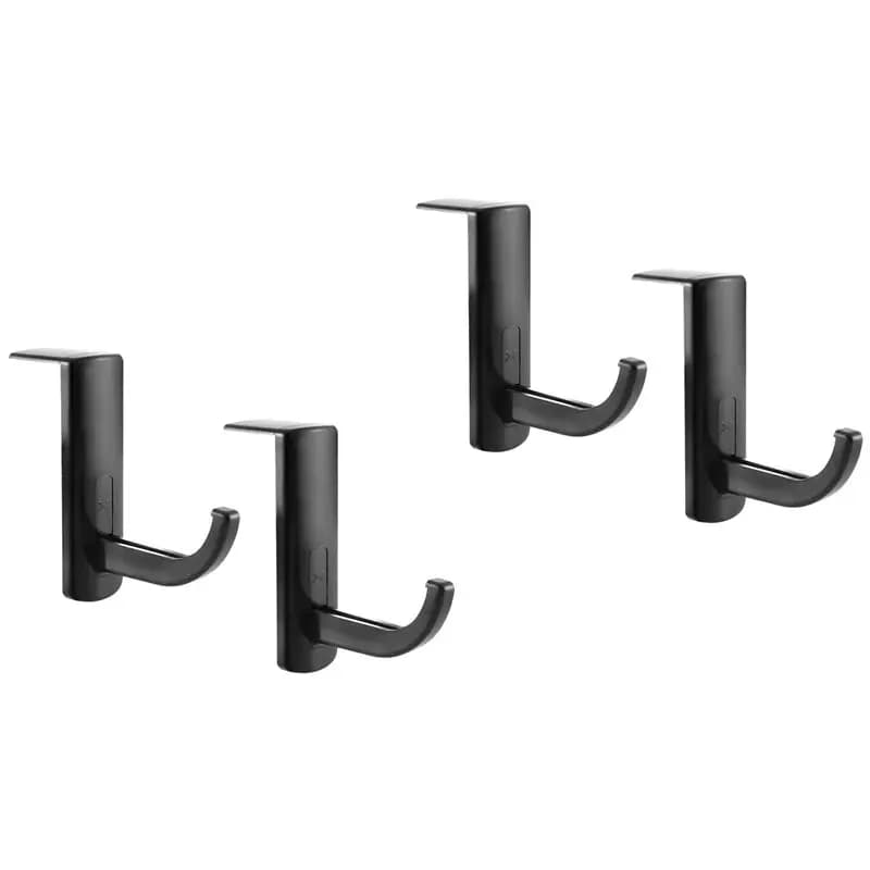 Confezione da 4 supporti per cuffie, gancio adesivo per cuffie, supporto da tavolo per cuffie, supporto da scrivania per cellulare - AEF7